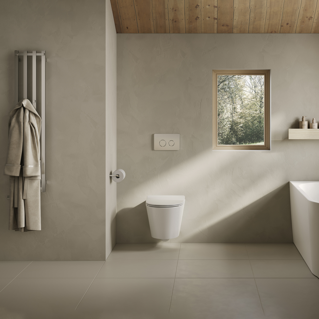 Vägghängd Toalettstol Svedbergs Vege