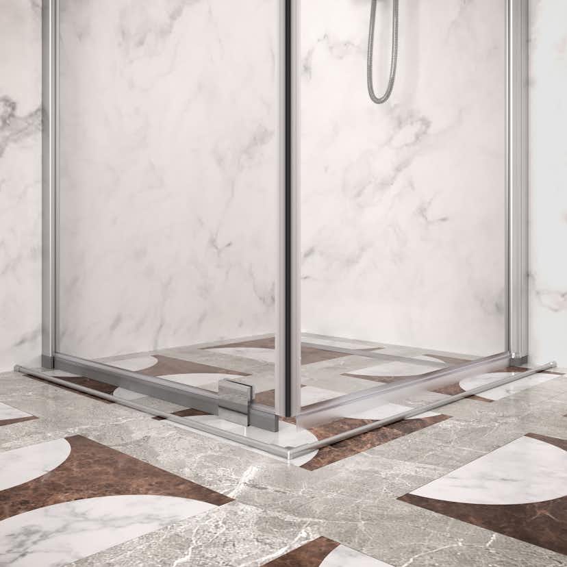 Tröskelprofil Hietakari för Duschhörn Rak 1000x1000 mm