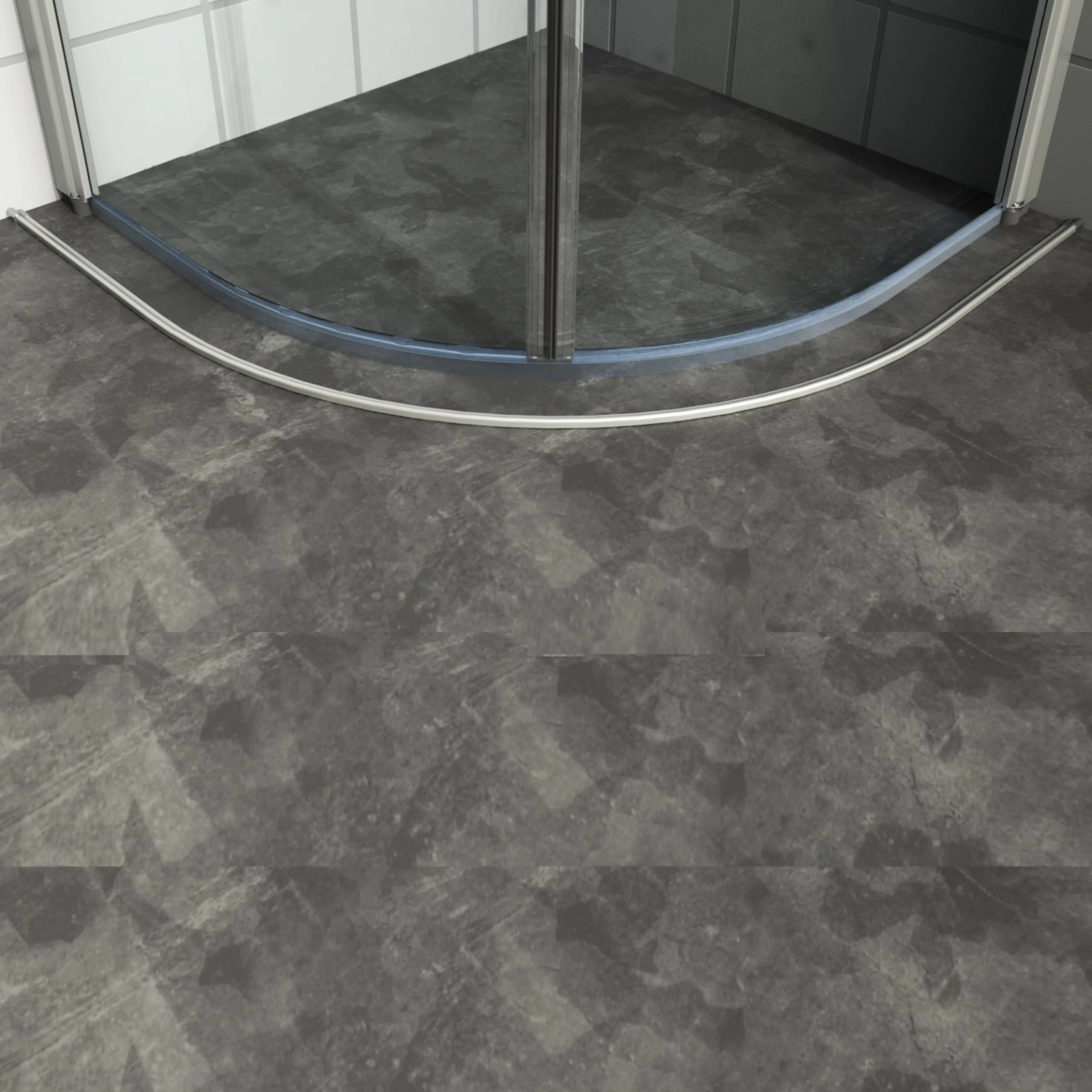 Tröskelprofil Hietakari för Duschhörn Rund 1000x1000 mm