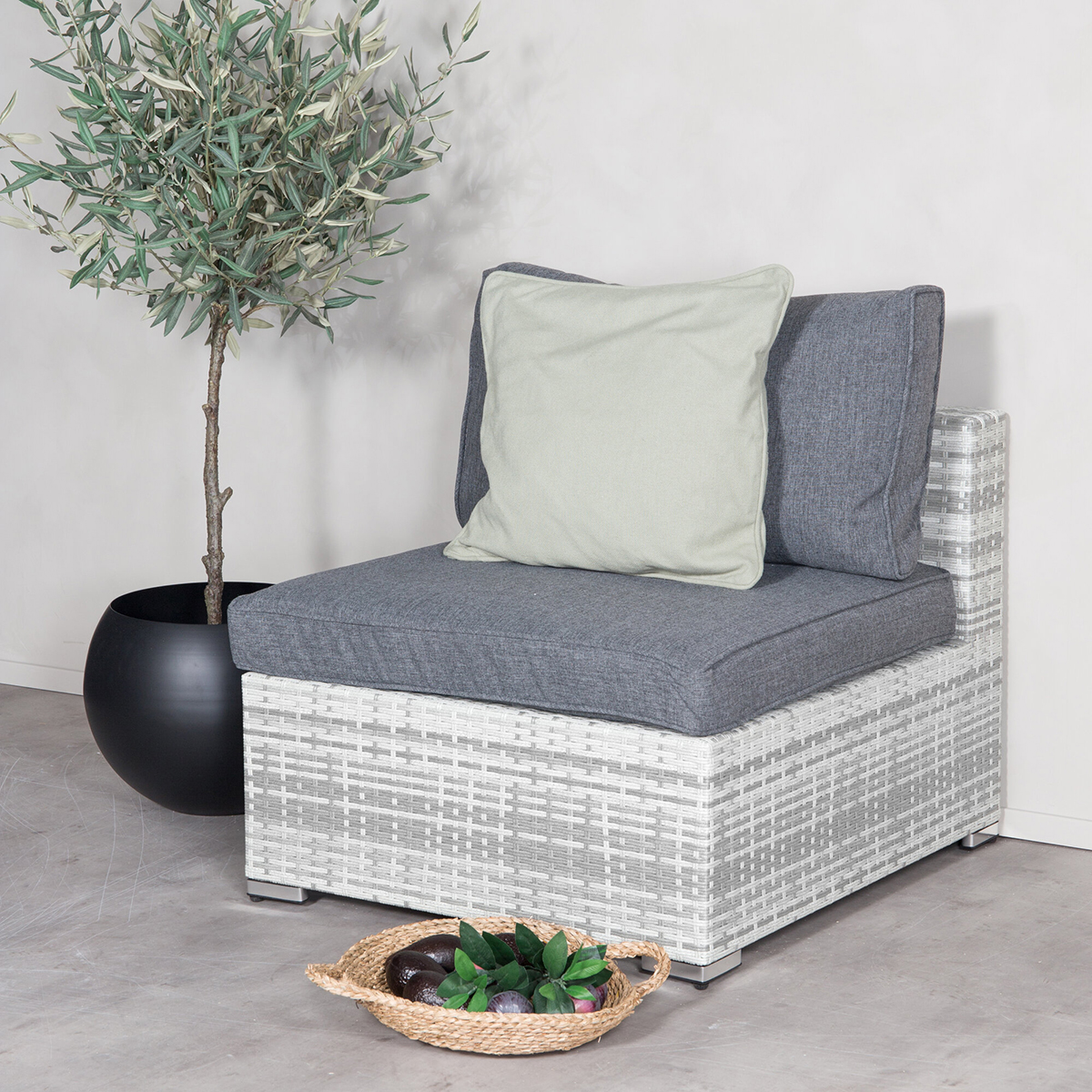 Mittmodul Venture Home Amazon Soffa mittdel Vit/Grå