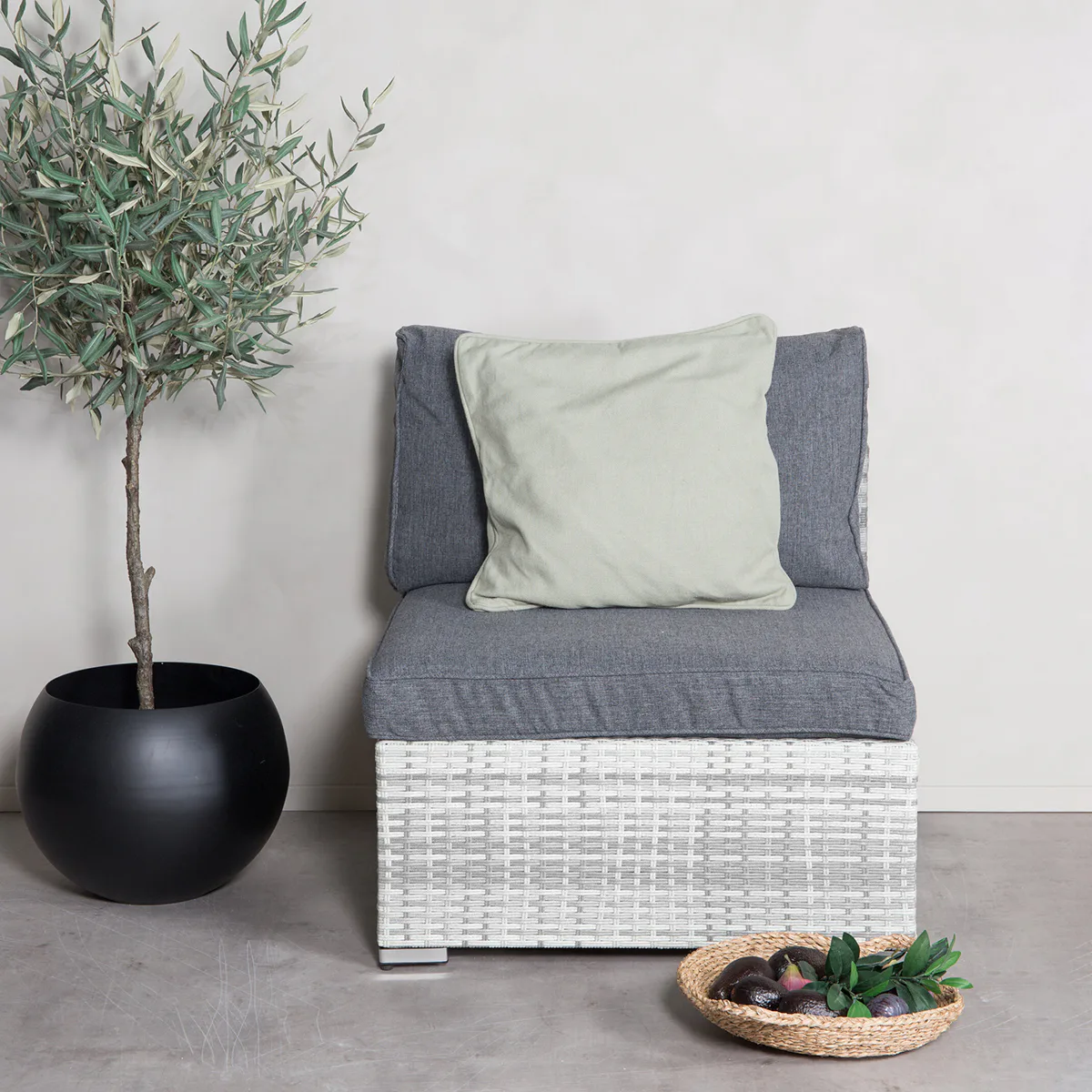 Mittmodul Venture Home Amazon Soffa mittdel Vit/Grå