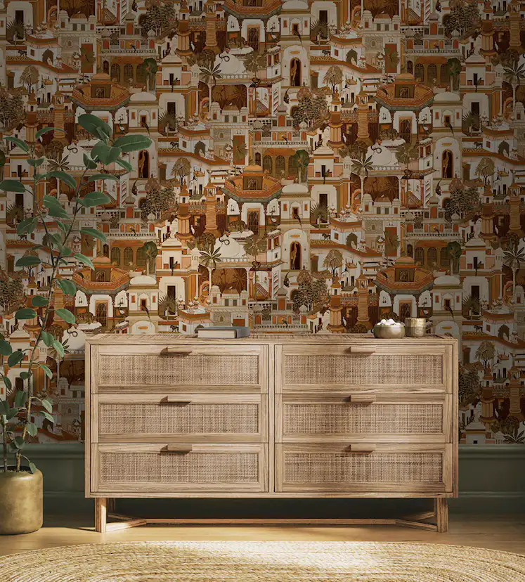 Tapet Holden Xanadu Civita Orange 91550