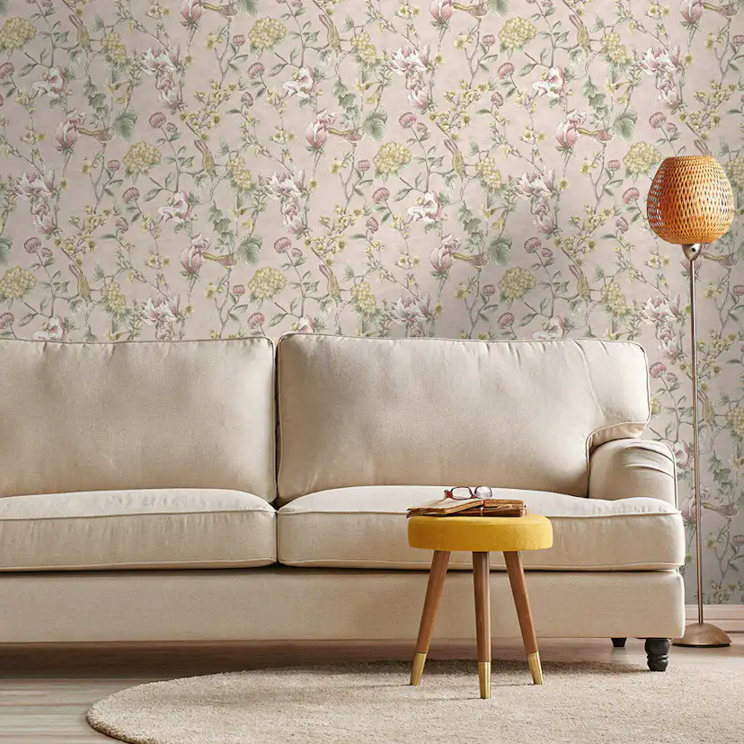 Tapet Holden The Lost Gardens Nightingale Pink 91621