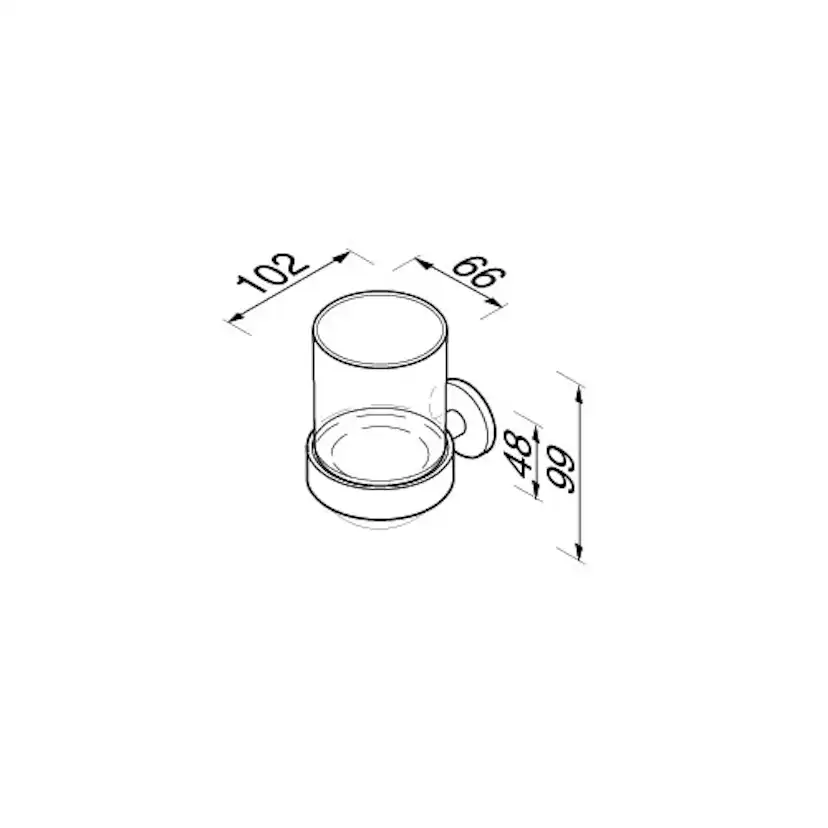 Tandborsthållare Geesa Nemox