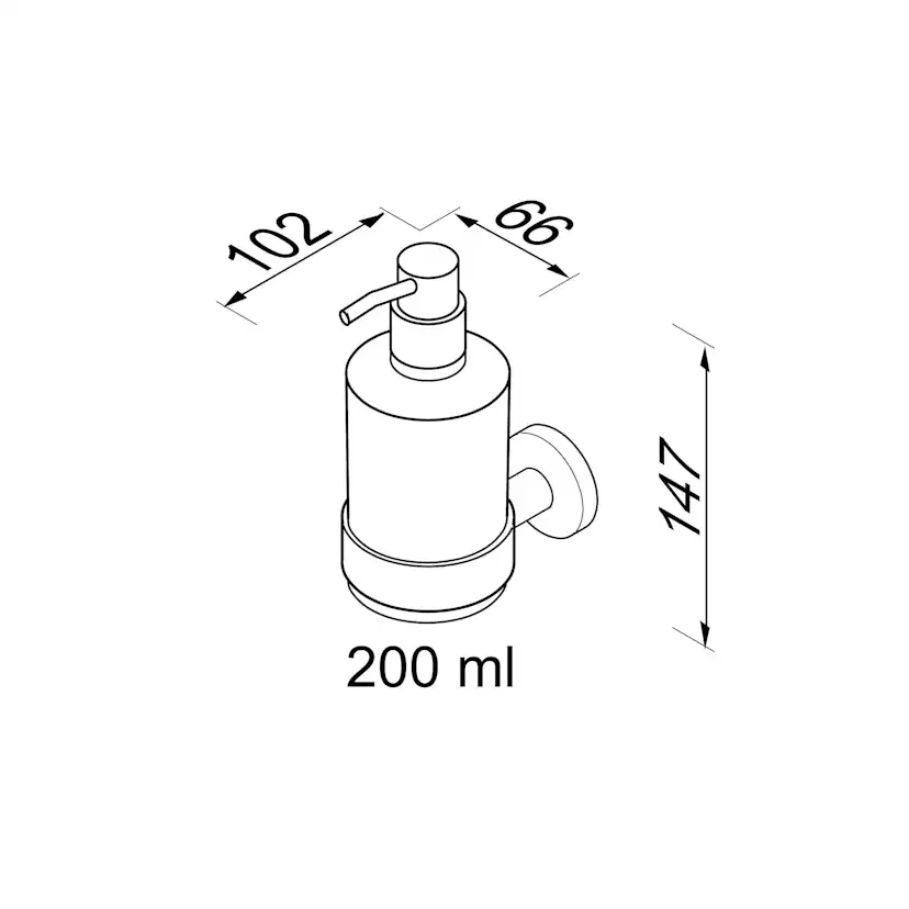 Tvåldispenser Geesa Nemox