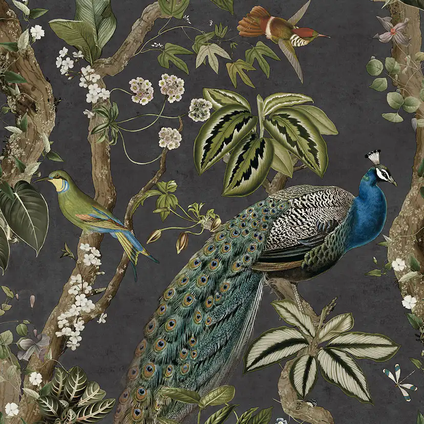 Tapet Holden Utopia II Cassia Charcoal 91741