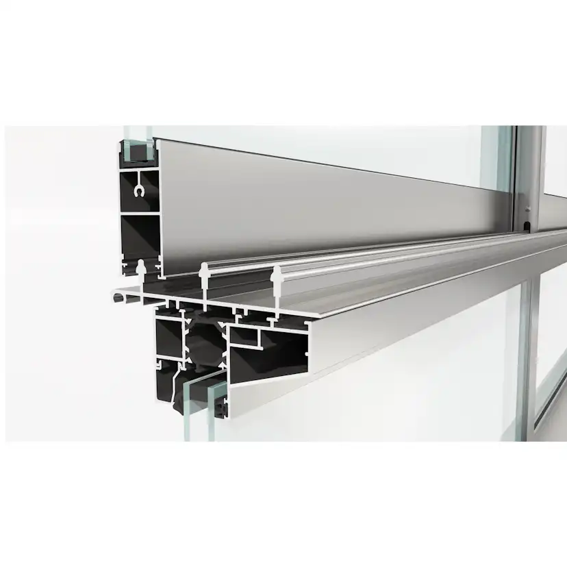 Skjutfönster med fast underdel Landskap Robust Vår och Höst 3-del