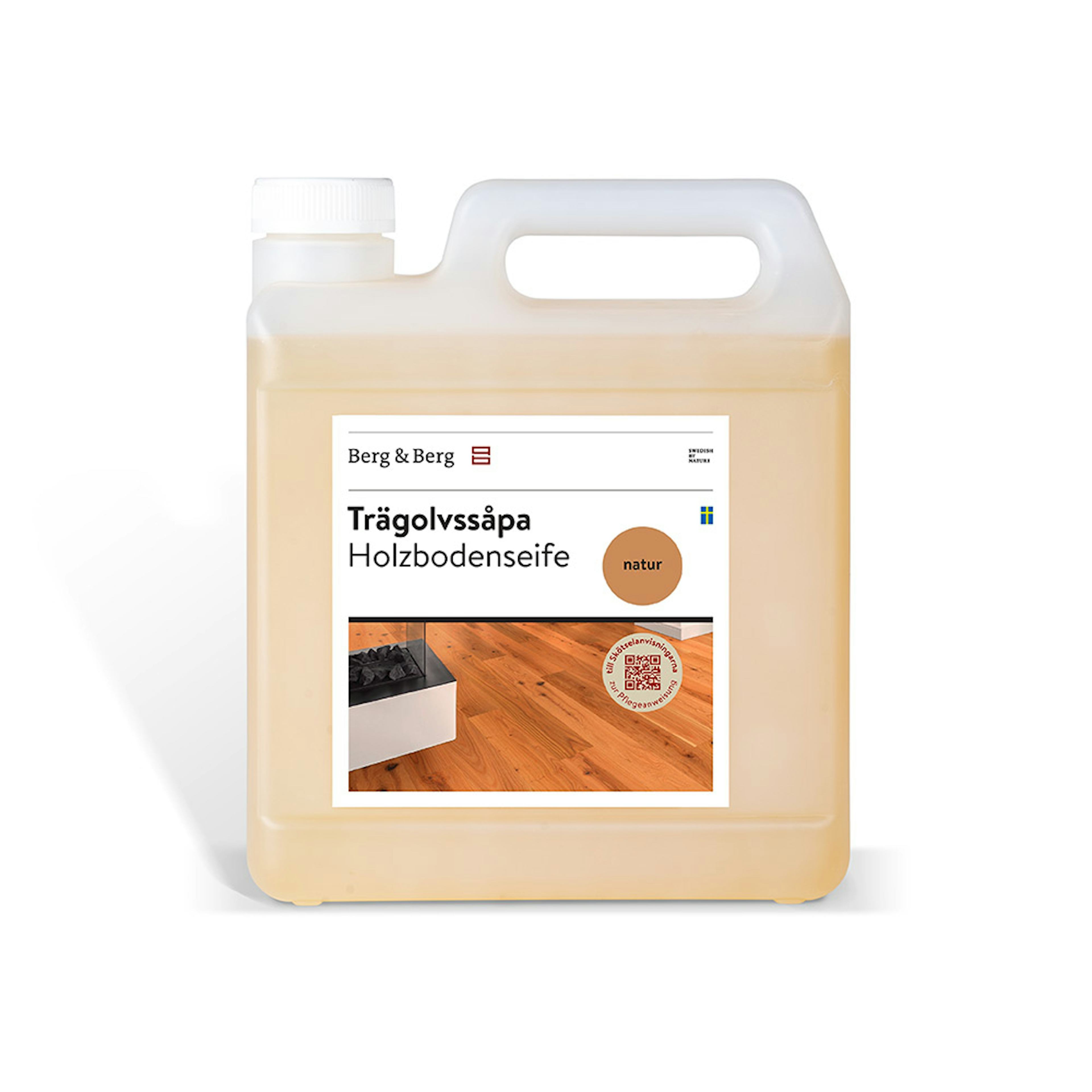 Trägolvssåpa Berg & Berg Natur 2,5 Liter