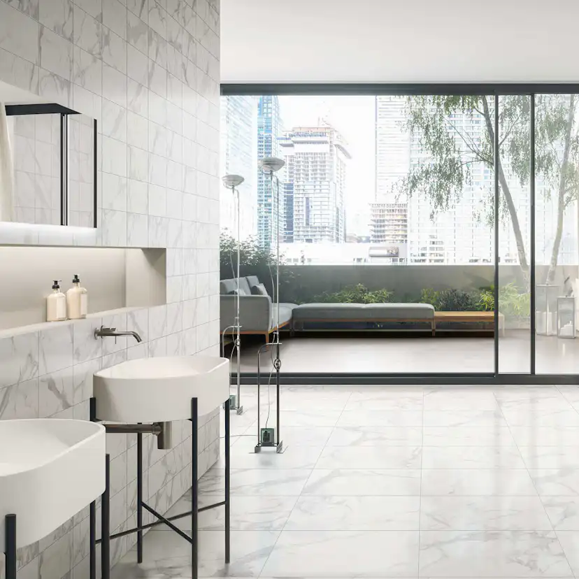 Klinker Ceramiche Keope Elements Lux Calacatta Vit 30x60 cm