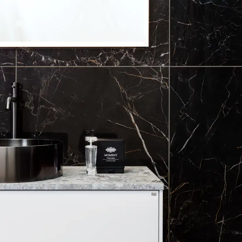 Klinker Ceramiche Keope Elements Lux Port Laurent Svart 30x60 cm