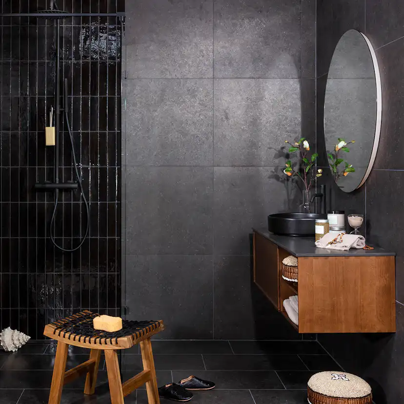 Klinker Living Ceramics Bera & Beren Svart 60x60 cm