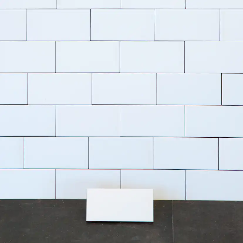 Kakel Arredo Color Blanco Liso Mate Vit 7,5x15 cm