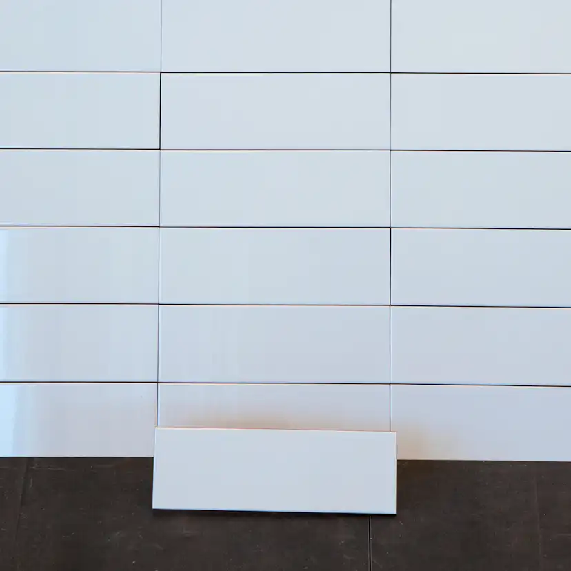 Kakel Arredo Color Pure Vit Blank 10x30 cm