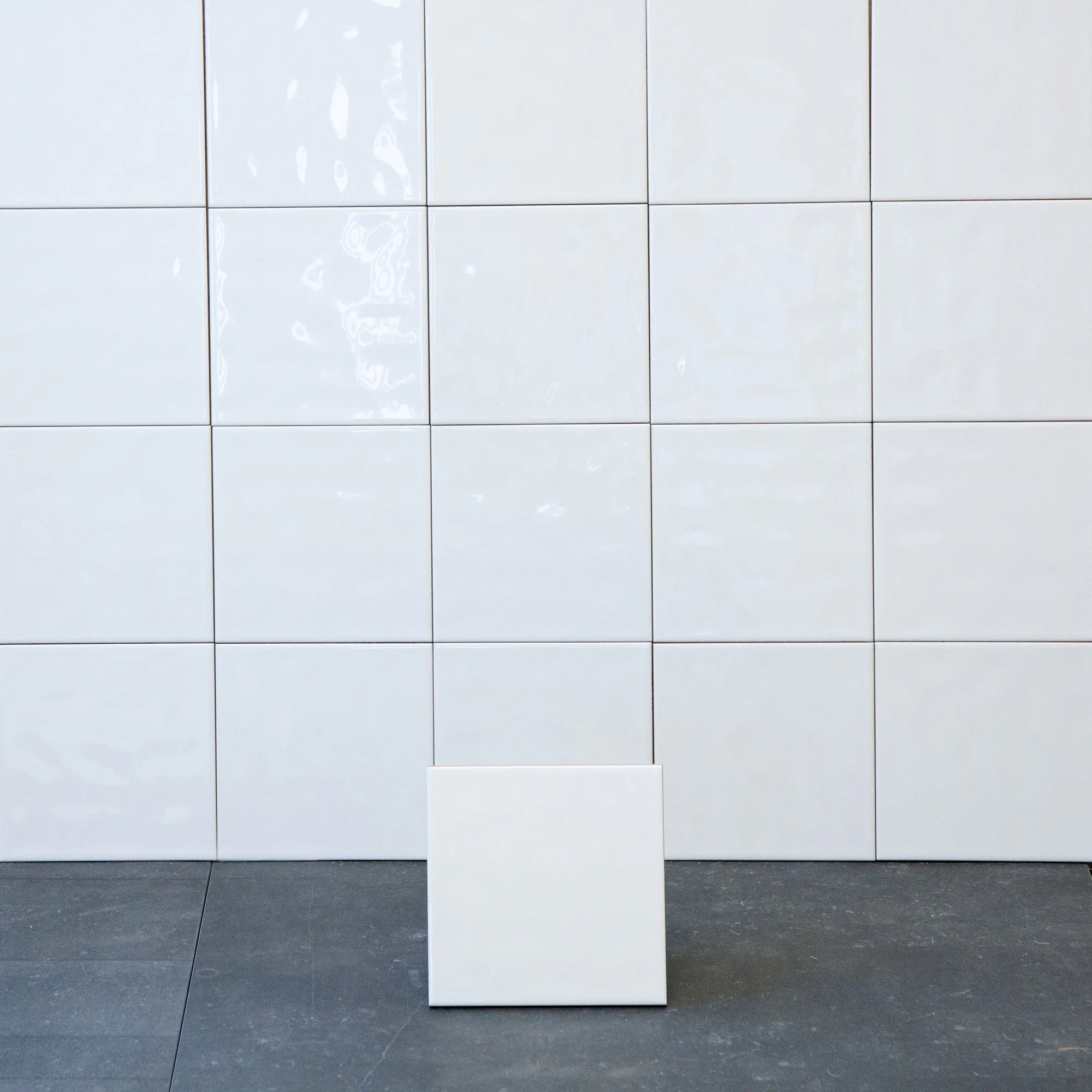 Kakel Arredo Color Vit Vågig Blank 15X15 cm