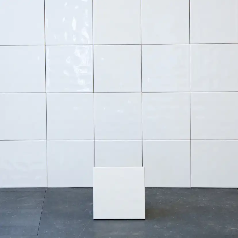 Kakel Arredo Color Vit Vågig Blank 15X15 cm