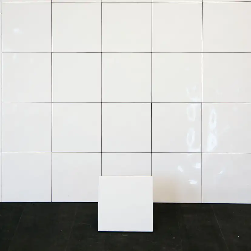 Kakel Color Vit Vågig Blank 20x20 cm