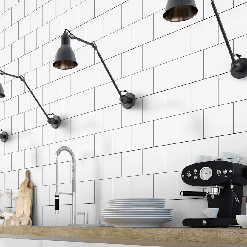 Kakel Arredo Color Vit Blank 15X15 cm