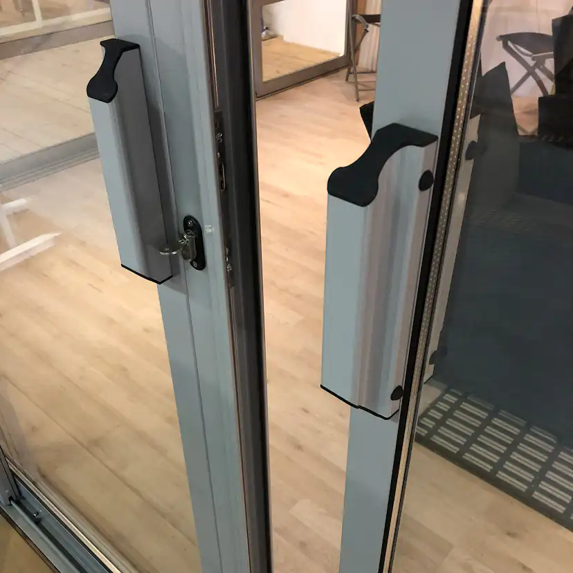 Skjutdörr med Överljus Landskap Robust Vår och Höst 3-del