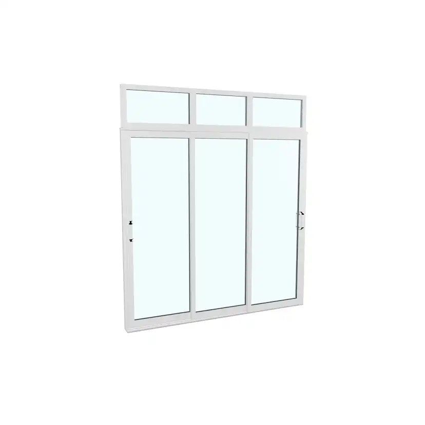 Skjutdörr med Överljus Landskap Robust Vår och Höst 3-del