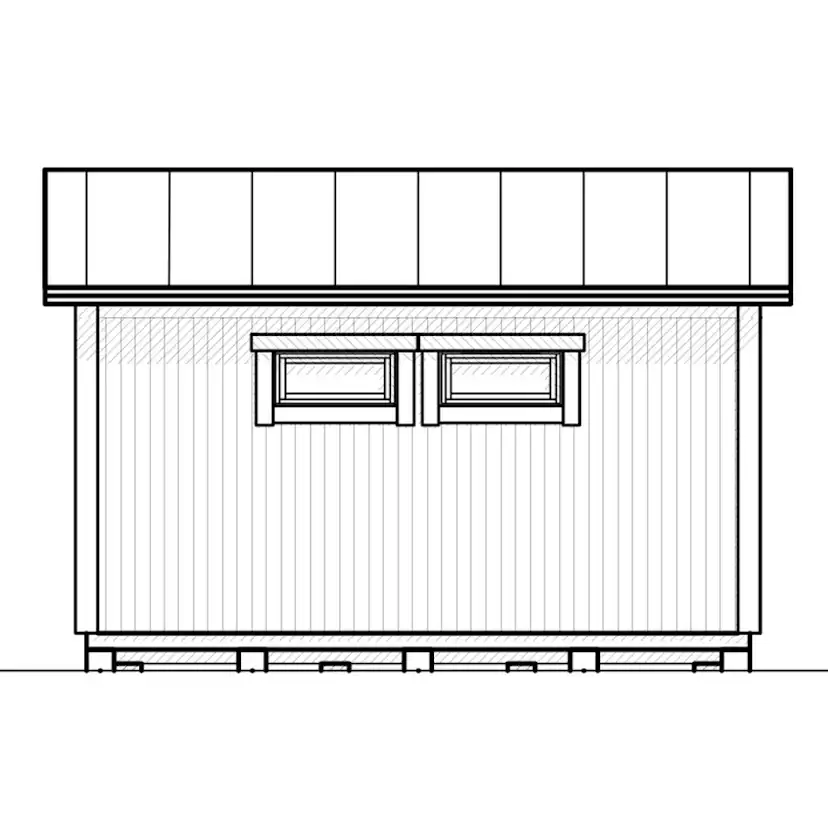 Attefallshus Vibostugan Njuta Funkis 20-1