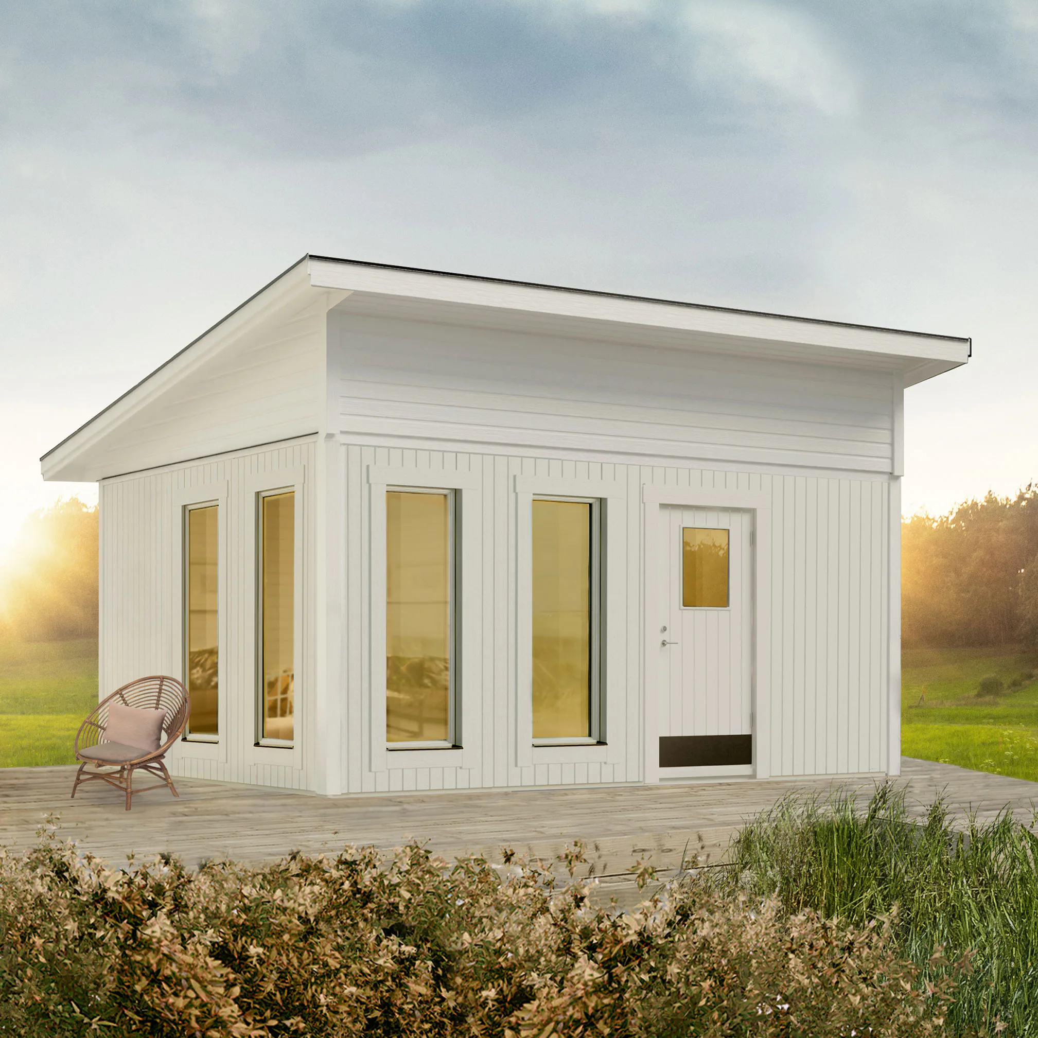 Attefallshus Vibostugan Njuta Funkis 20-4