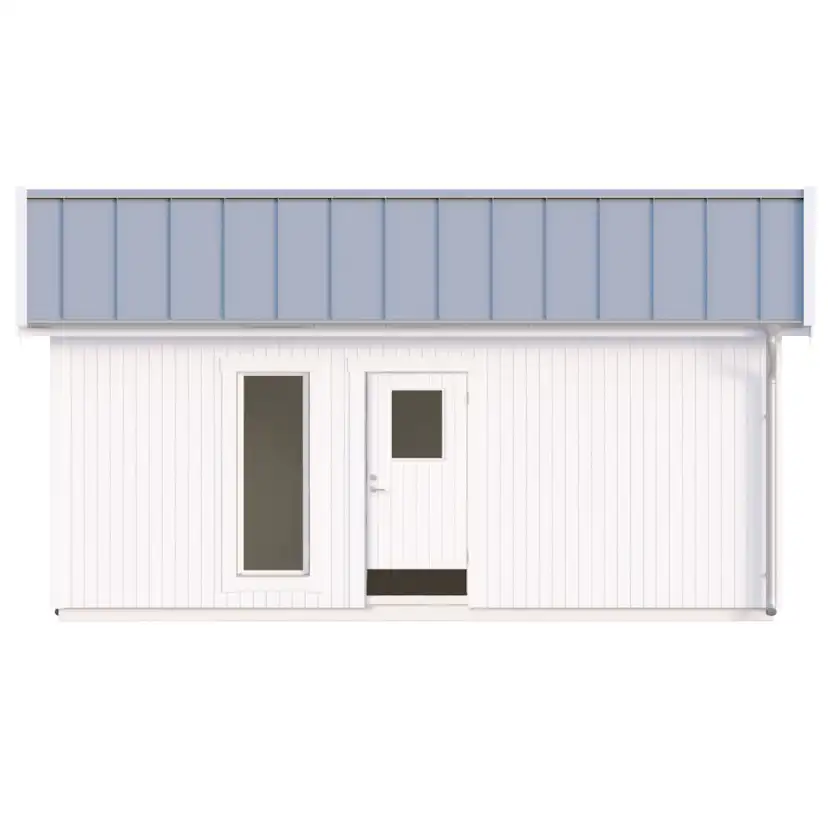 Attefallshus Vibostugan Njuta 25-1 24,3 m² Trähus med Sadeltak