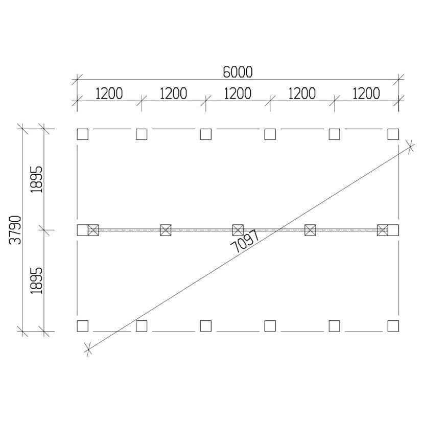 Attefallshus Vibostugan Njuta 25-3 24,3 m² Trähus med Sadeltak