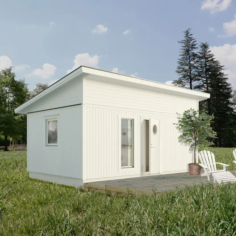 Attefallshus Vibostugan Njuta Funkis 25-1