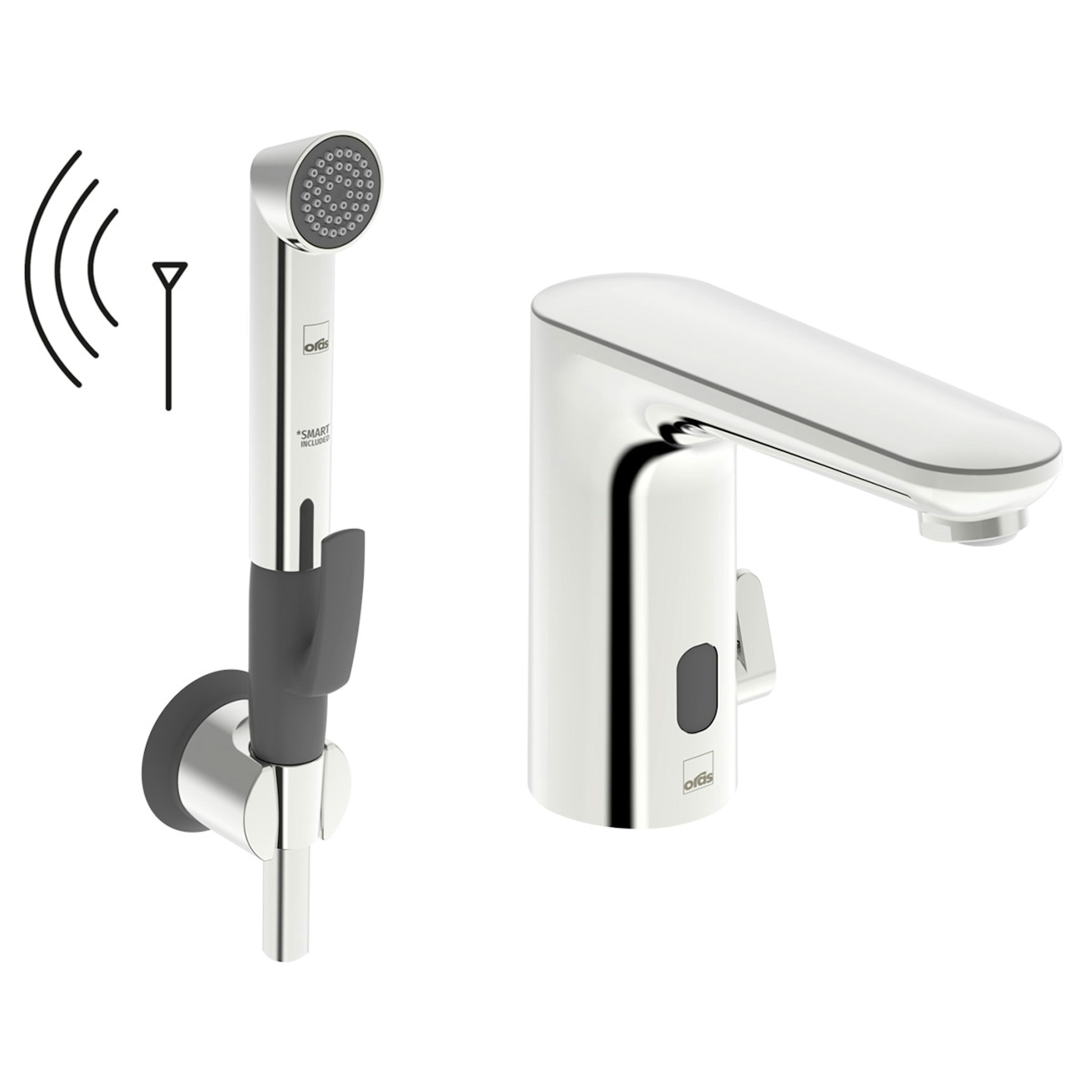 Tvättställsblandare Oras Electra 9262FZ med Bluetooth Beröringsfri och Handdusch