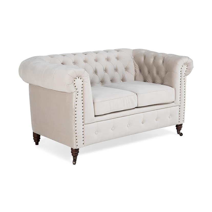 2-sitssoffa Manor House Chesterfield Deluxe Sammet
