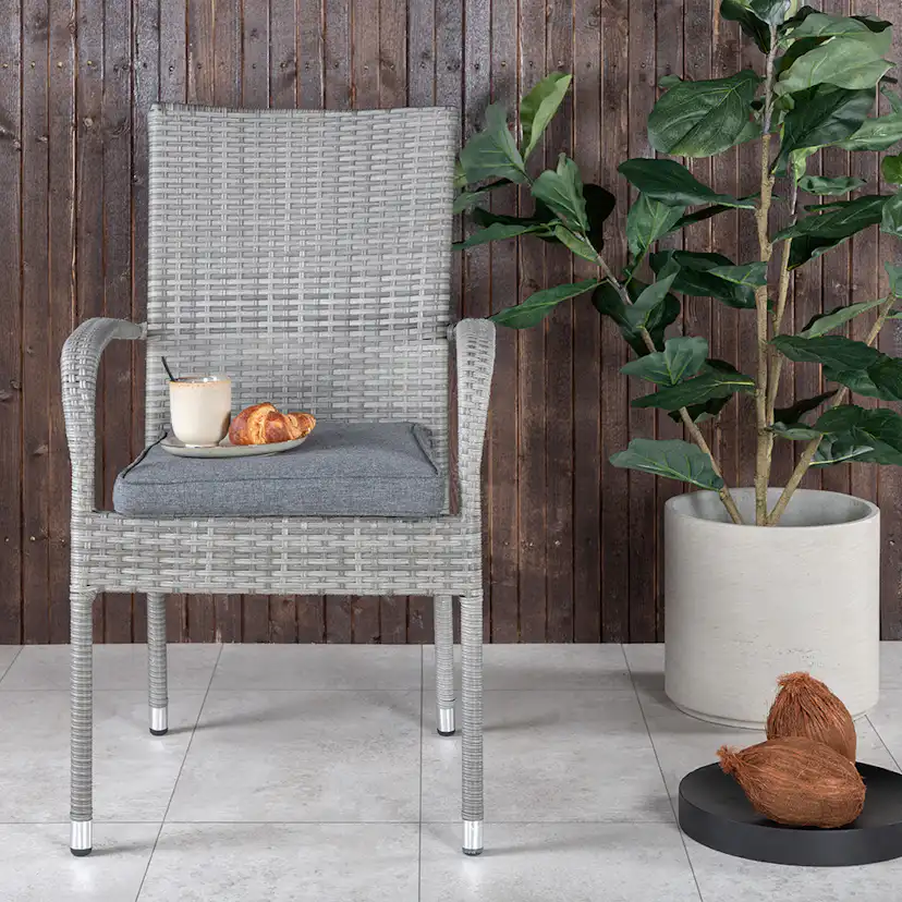 Trädgårdsstol Venture Home Anna Stapelbar Utomhus