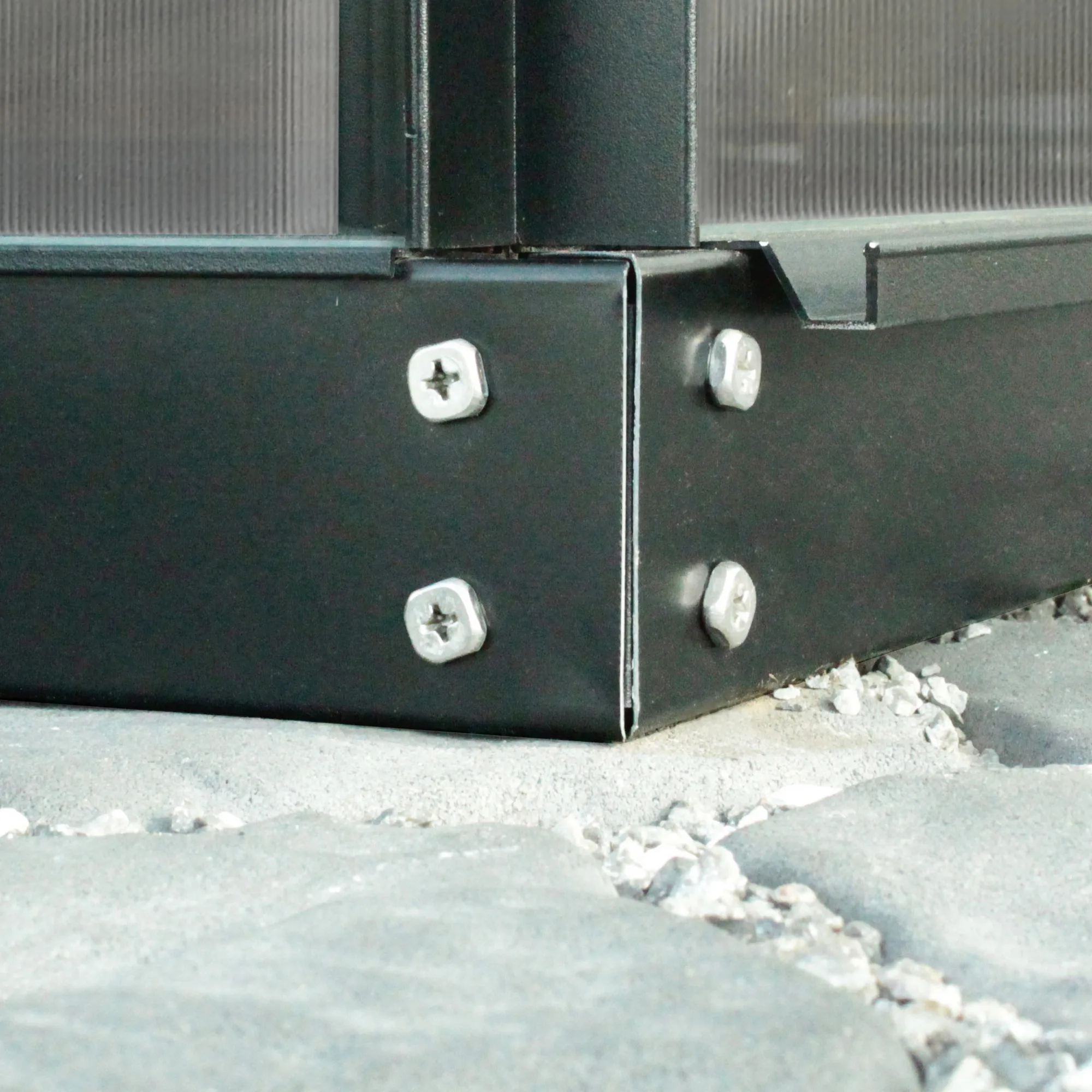 Stålsockel Vitavia 8,3 kvm 60 mm Svart