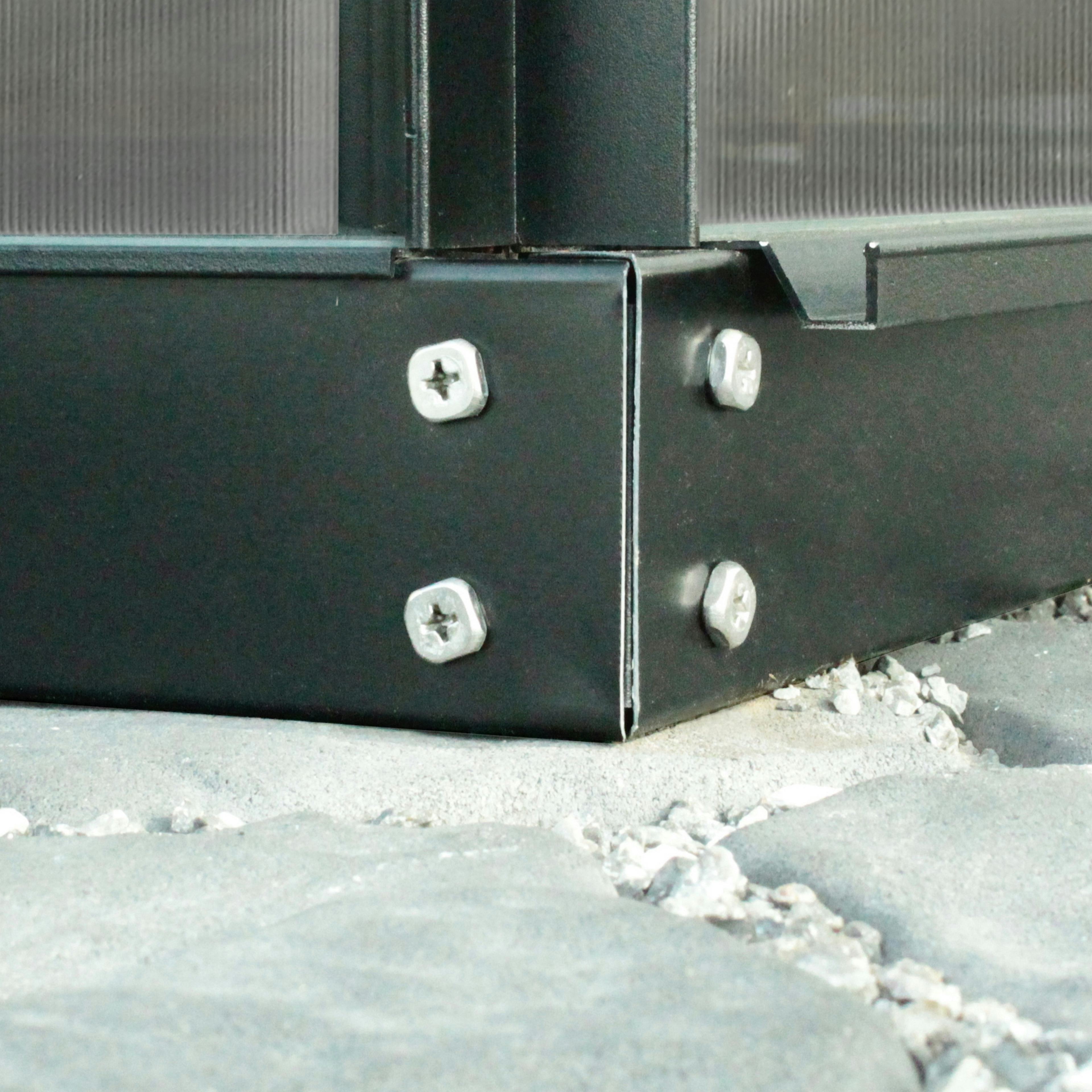 Stålsockel Vitavia 3,3 kvm 60 mm Svart