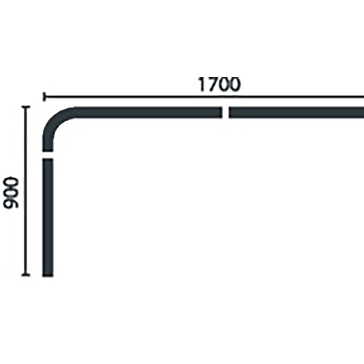 Draperiskerna Leijma Stabil Svart