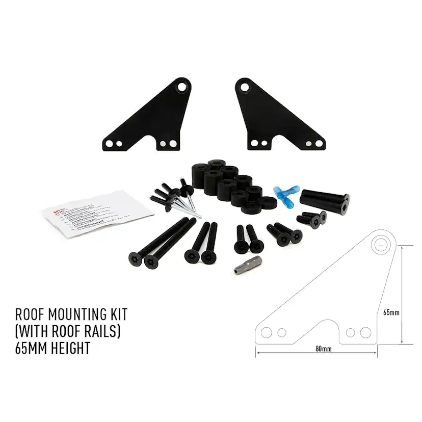 Fäste Lazer För Takmontering Bilar Med Rails 65mm