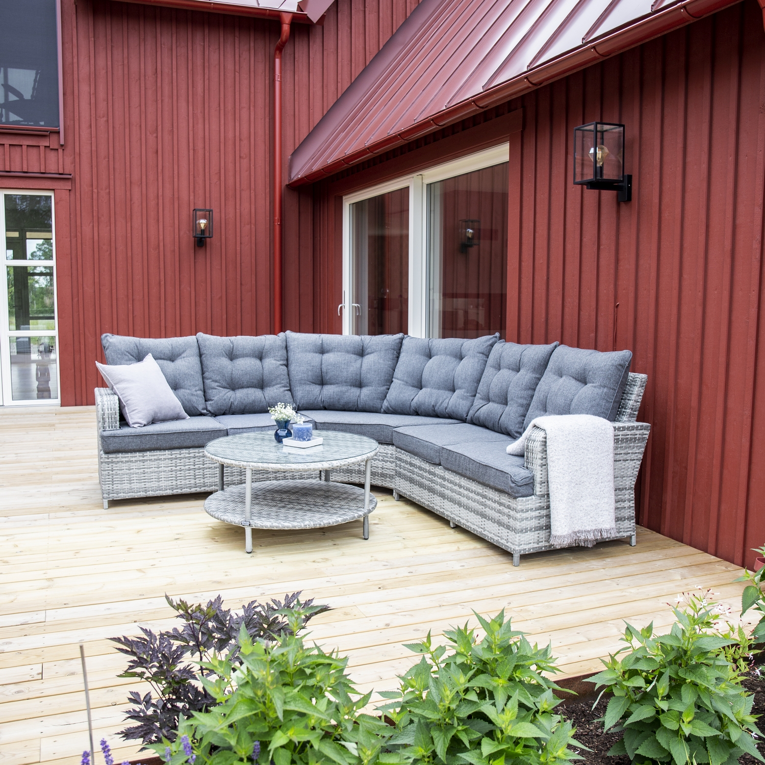 Hörnsoffa Venture Home Valencia Utomhus Utomhus