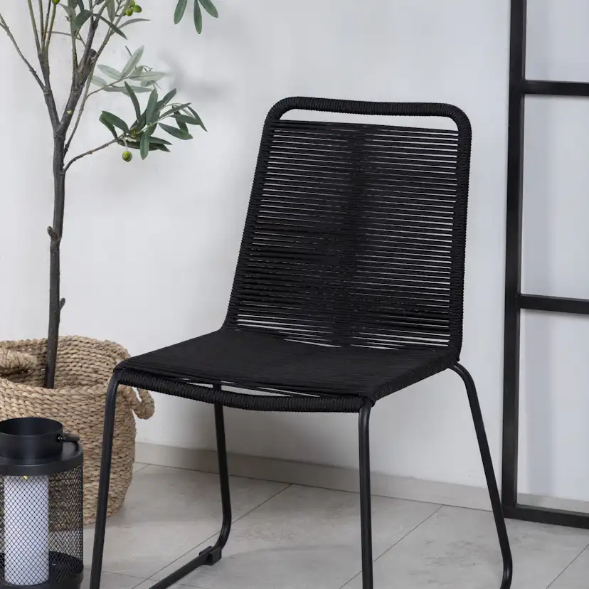 Trädgårdsstol Venture Home Leon Stål/Rep