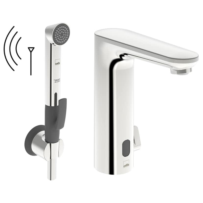 Tvättställsblandare Oras Electra 9362FZ med Bluetooth Beröringsfri och Handdusch