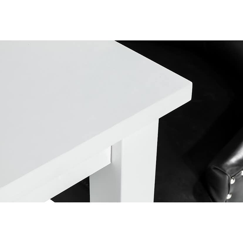 Matgrupp In Living Jasmin 180 cm med 6 Tuva Fåtölj Vit/Svart