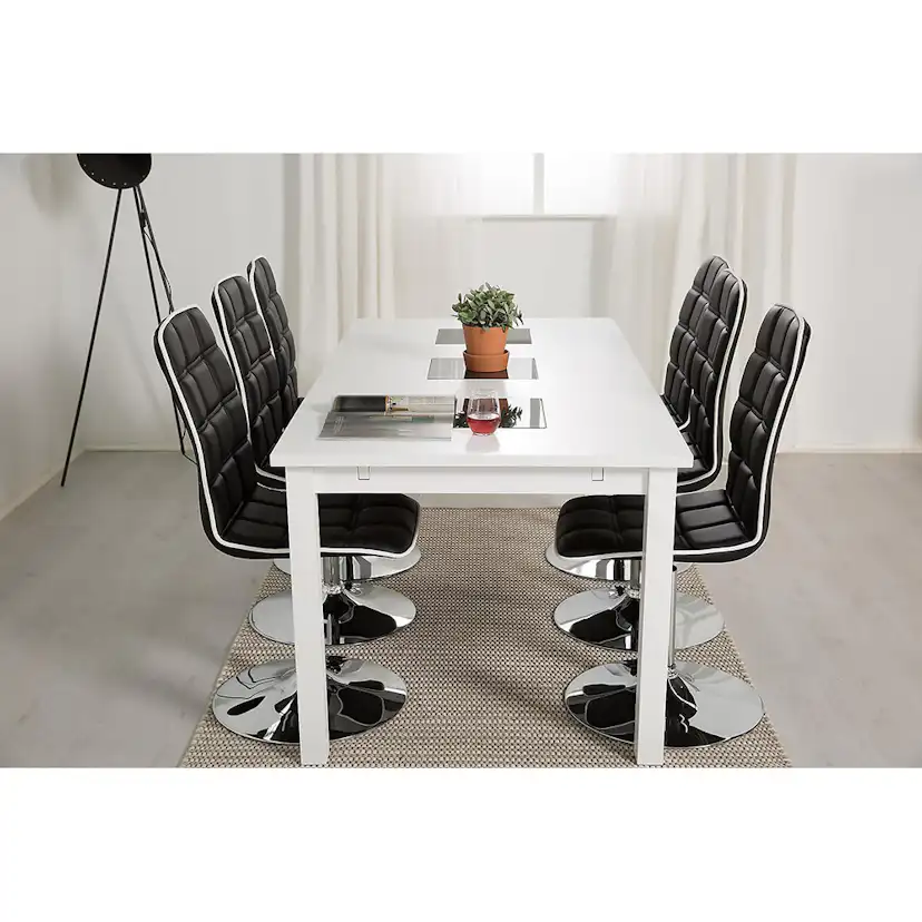 Matgrupp In Living Jasmin med 6 st Frida Stolar