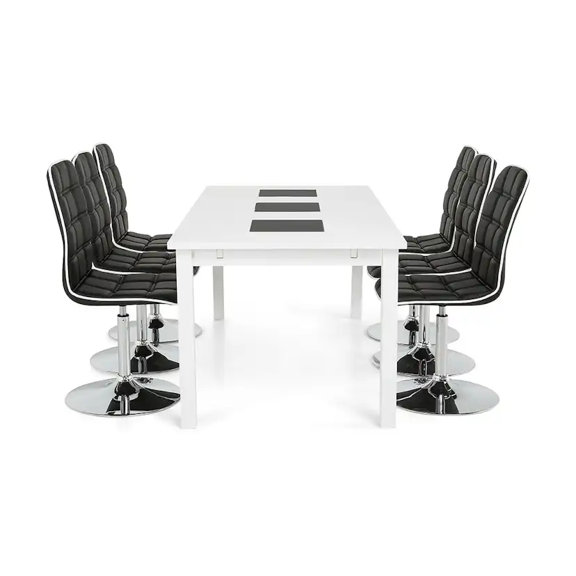 Matgrupp In Living Jasmin med 6 st Frida Stolar