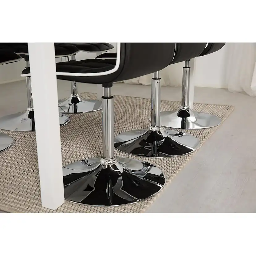 Matgrupp In Living Jasmin med 6 st Frida Stolar