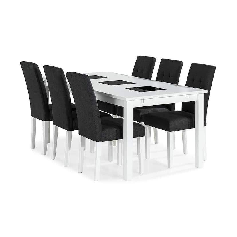 Matgrupp In Living Jasmin med 6 st Viktor Matstol