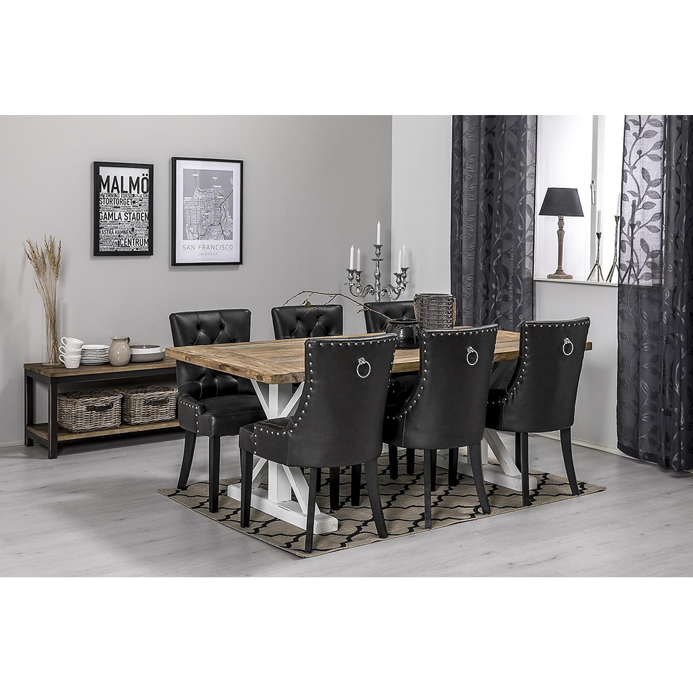 Matgrupp In Living Lyon 200 cm med 6 Tuva Fåtölj