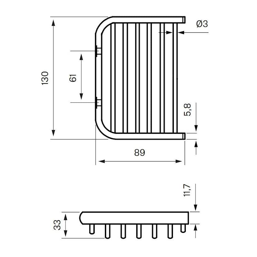 Tvålhylla Tapwell TA126