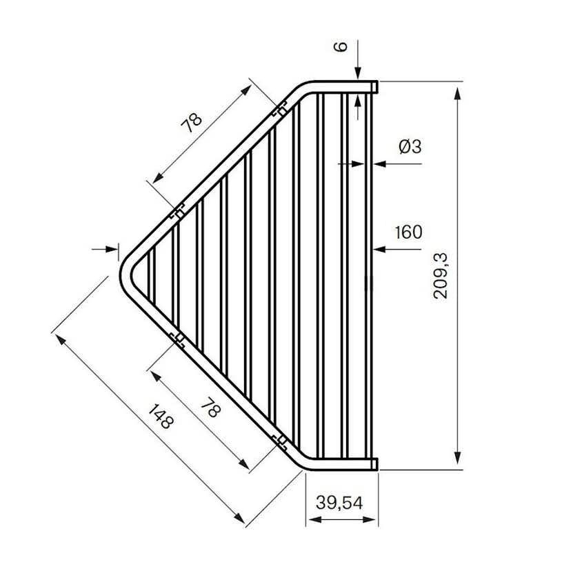 Tvålhylla Tapwell TA156