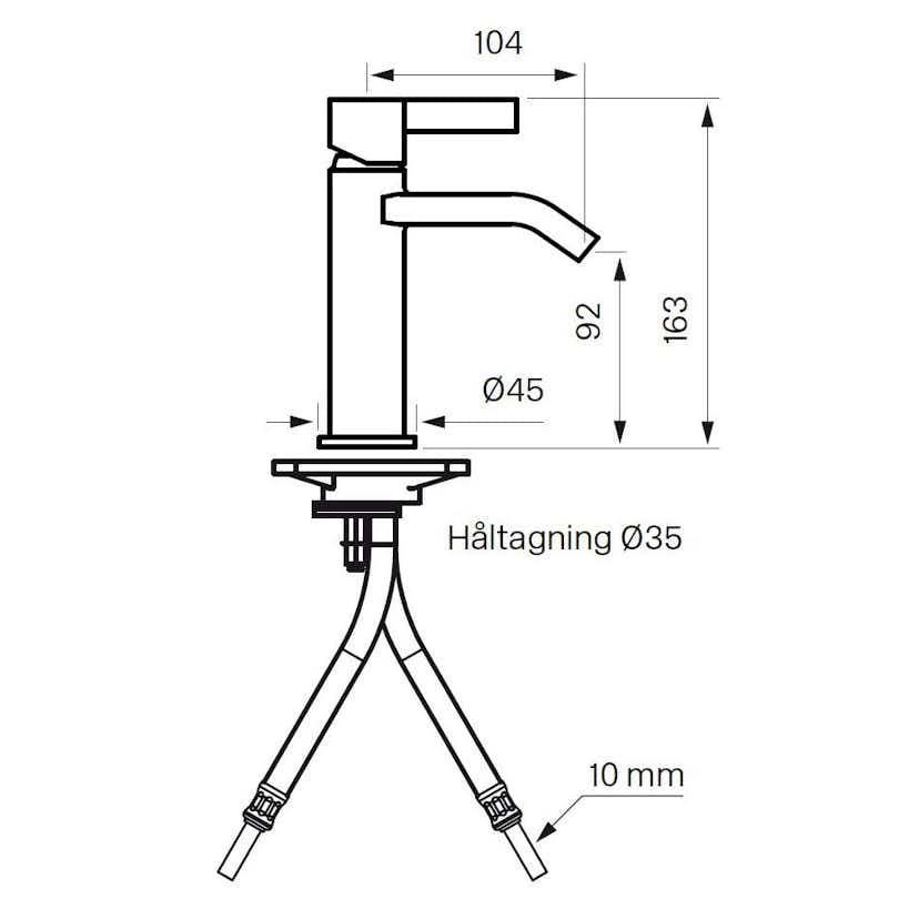 Tvättställsblandare Tapwell ARM071
