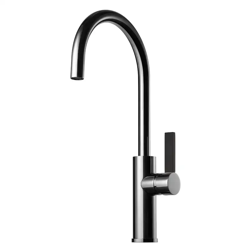 Köksblandare Tapwell Arman ARM180 med Svart Handtag