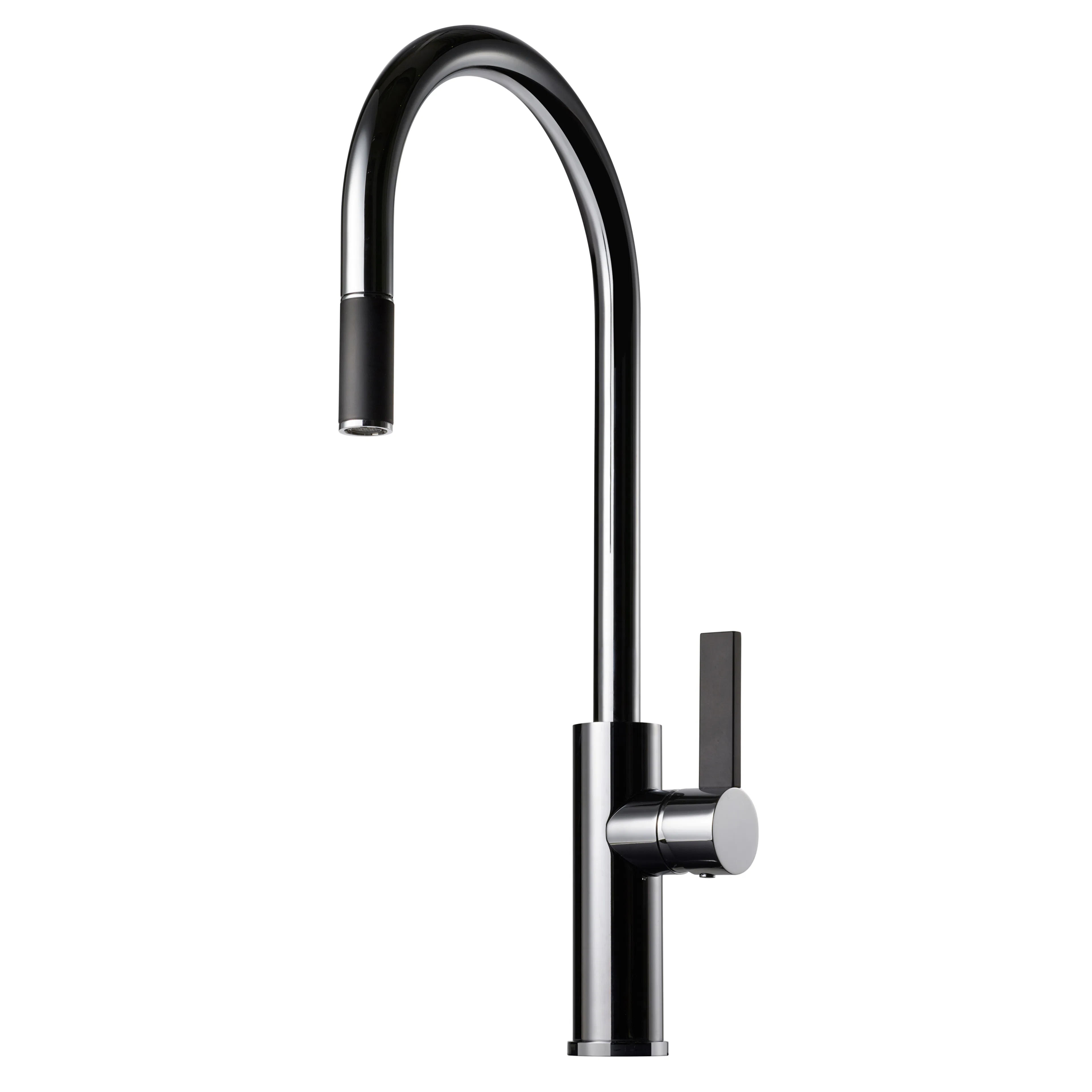 Köksblandare Tapwell Arman ARM185 Utdragbar Pip med Svart Handtag