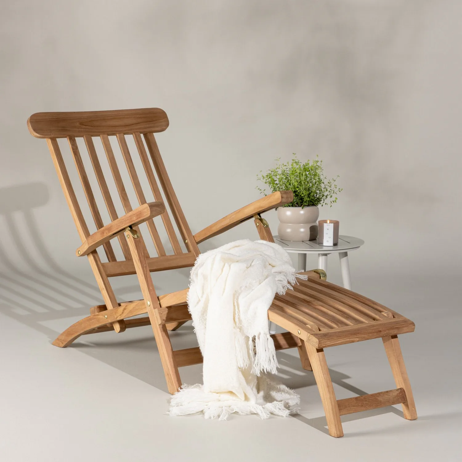 Solsäng Utomhus Venture Home Kenya Ställbar, Teak